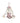 Smallstuff - Aktivitetskanin med kanin overalls, hvid/rosa