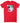 Danefae DYR - Dyrgrowl - T-Shirt mit einem weißen Hai, rot
