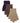 Mikk-Line - 3-Pack Magic-Handschuhe m. Lurex -  Nightshade/Chocolate Chip/Doeskin