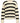 Only Girls - KogJusty - Flot sweater med striber, sort/hvid