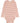 Petit Piao - PPSky - Weicher gestreifter Body (Bio), beige/rosa