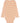Petit Piao - PPSky - Gestreifter Body, orange/beige