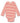Petit Piao - Bio - gestreifter langarm Body, bright red