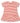 Petit Piao - Bio - geripptes Kleid mit Streifen, bright red